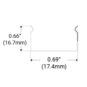 ENN Stainless Steel Flexible Channel dims