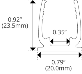 Sign Wave3 Plastic Channel Dims