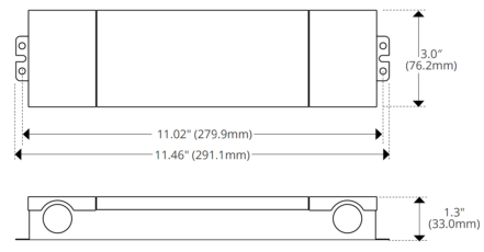 image USALV96 DIM Dimensions