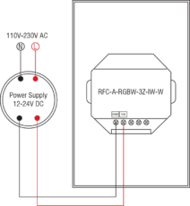 image RFC-A-RGBW-3Z-IW-W wiring